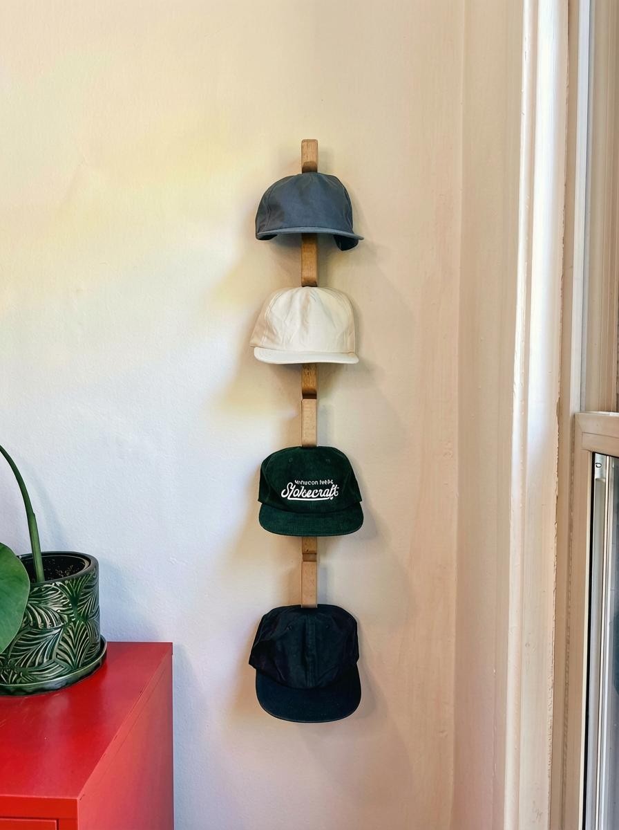 Walnut Hat Rack