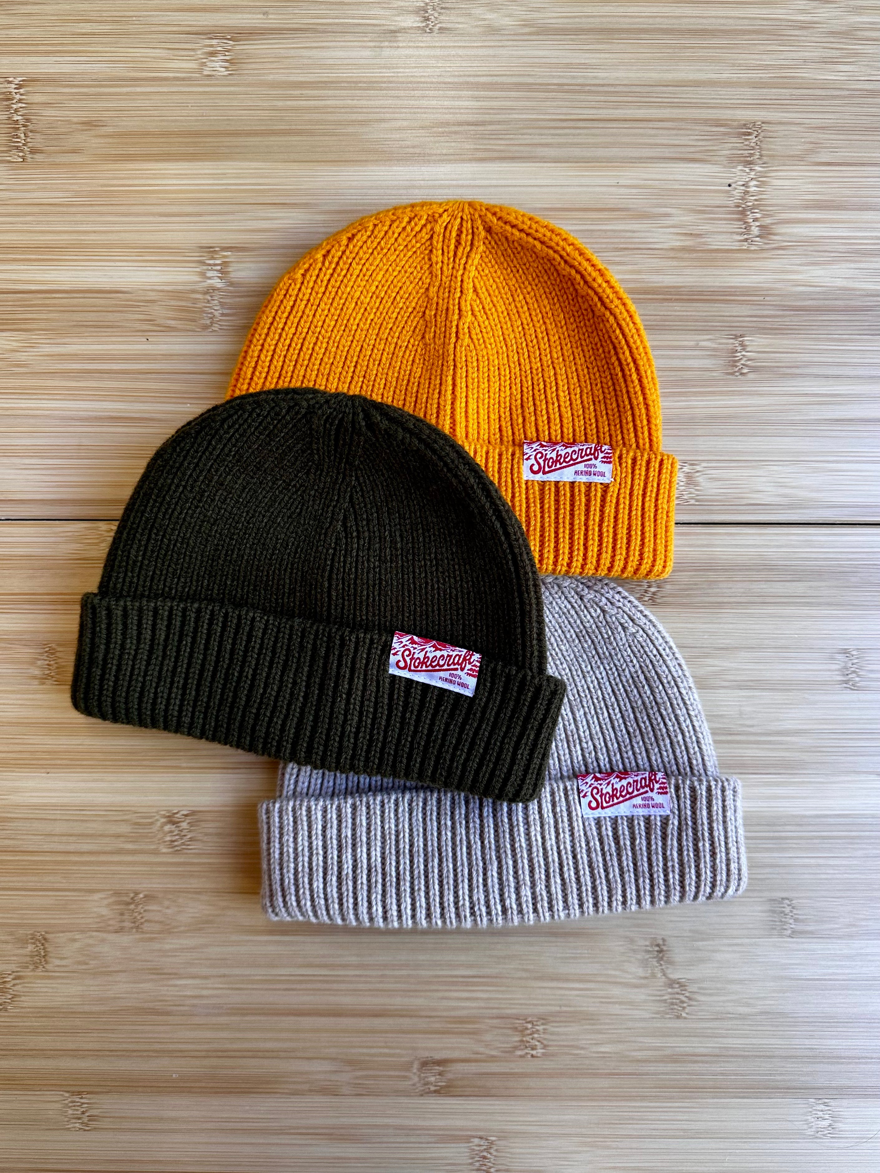 100% Merino Wool Fisher Beanie