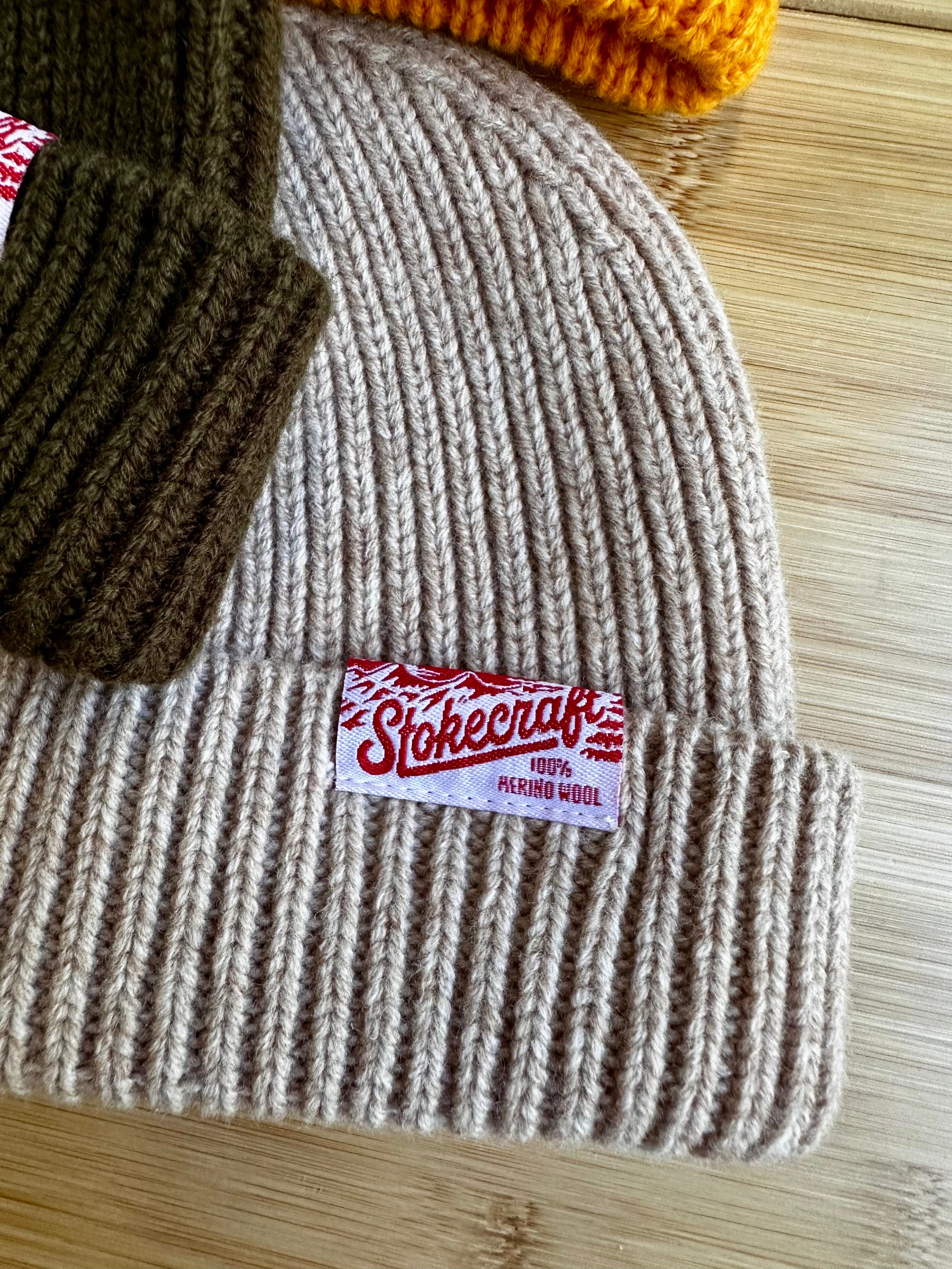 100% Merino Wool Fisher Beanie