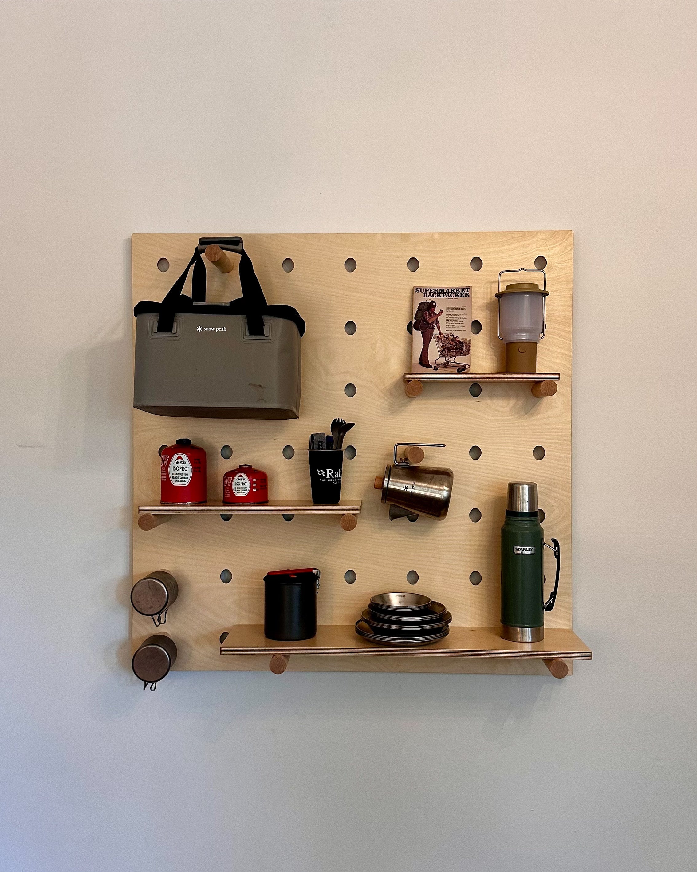 Gear Wall - Includes Pegs, Shelves and Mounting Hardware (Pre-Order)